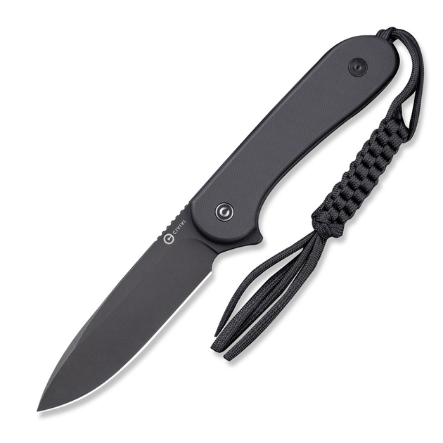 Ніж класичний Civivi Fixed Blade Elementum Full Black C2105A - зображення 1