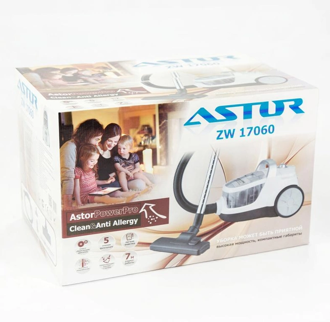 Порохотяг Astor ZW17060 (колба) - зображення 9
