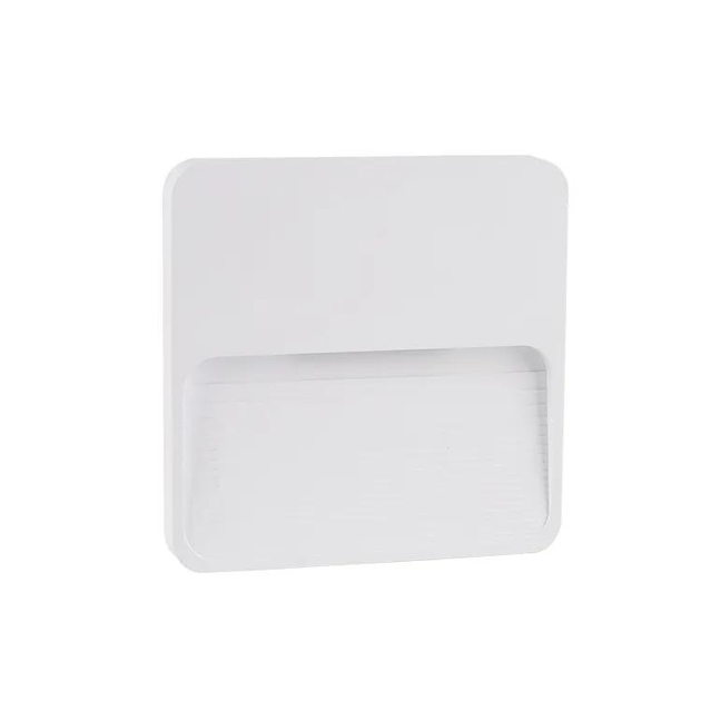 Светильник светодиодный настенный, LED бра STEP 3W WHITE 4200K 90x120x12 220V IP65 - изображение 2