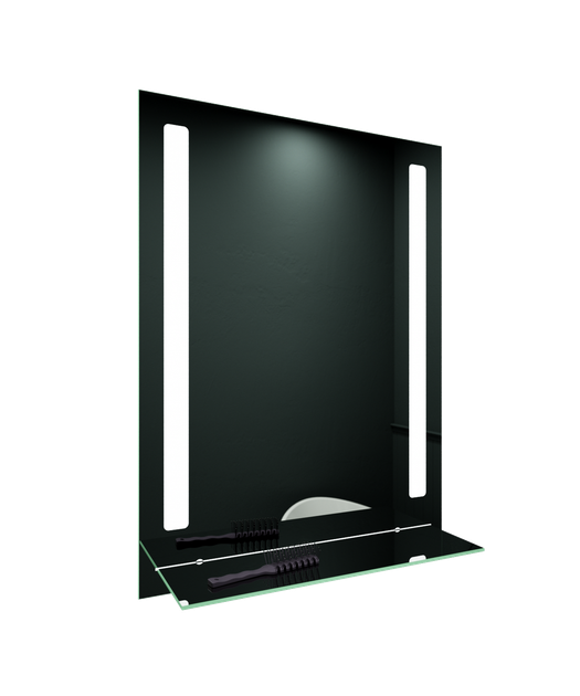 Зеркало LED (60*80*2,5см) PR-D53 с полкой - изображение 2