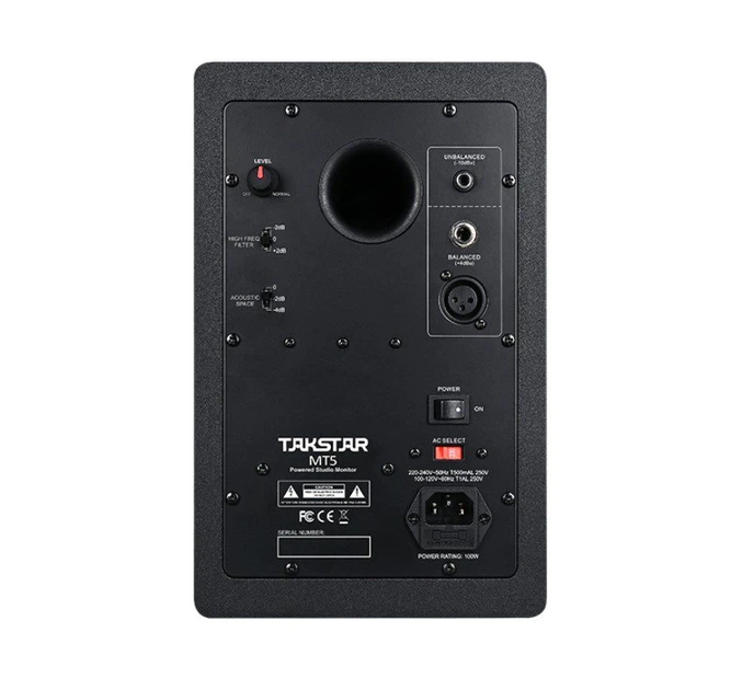 Активный студийный монитор Takstar MT-5 Powered Studio Monitor - изображение 3