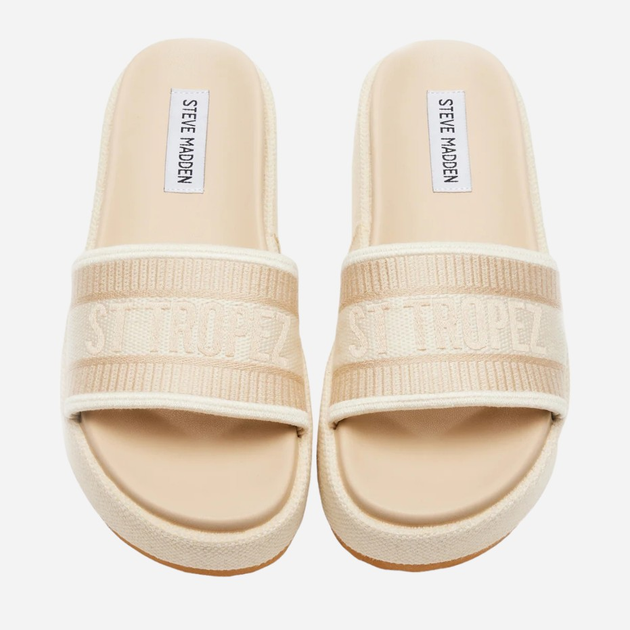 Жіночі шльопанці Steve Madden Knoxley SM11003015 37 Слонова кістка (8720857360820) - зображення 4