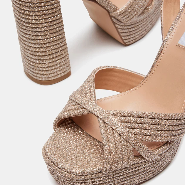 Жіночі босоніжки Steve Madden Laurel SM11002977 40 Золотисті (8720857337921) - зображення 6