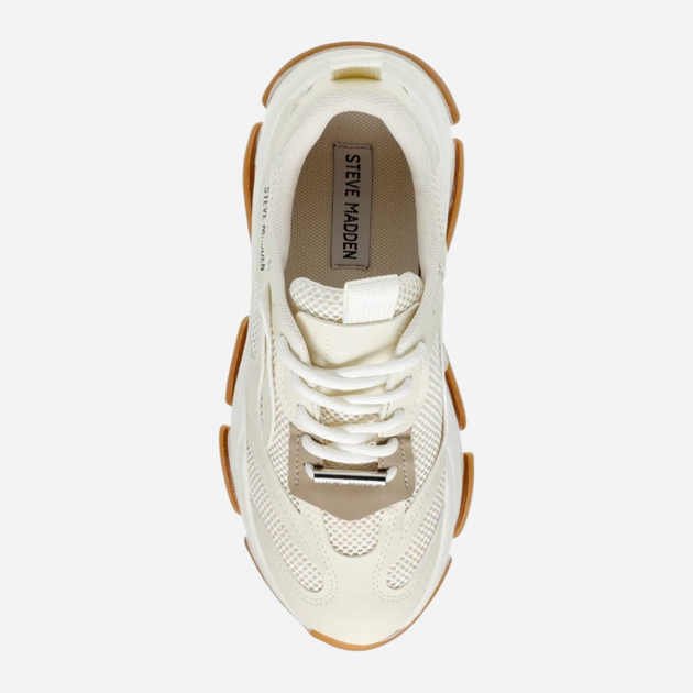 Жіночі снікери Steve Madden Possession-E SM19000033 36 Білий/Бежевий (8720857126563) - зображення 6