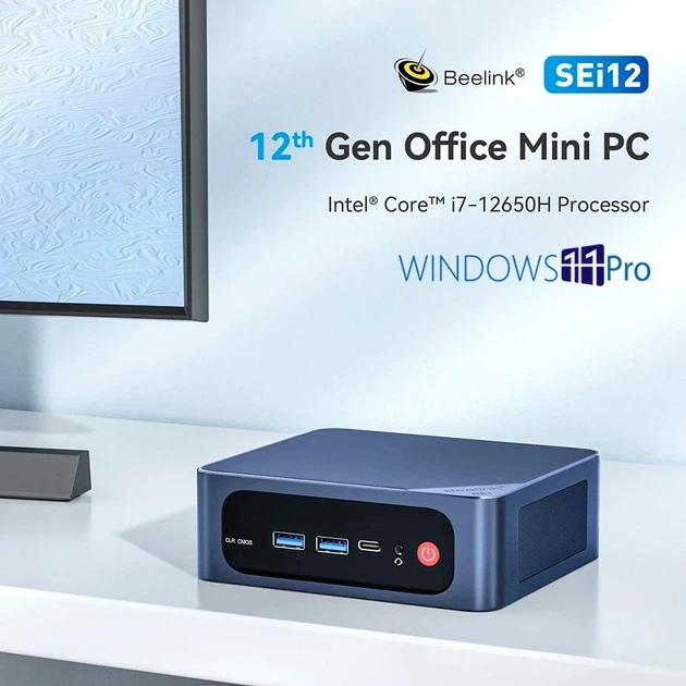 Комп'ютер Beelink SEi12 Intel i7-12650H (12th Gen) Windows 11 Pro