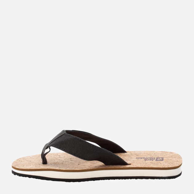 Klapki japonki damskie Jack Wolfskin Ecostride 2 Slipper W 4051931-6385 37 Czarne (4064993197556) - obraz 3