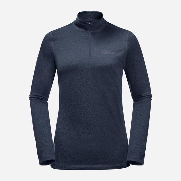 Спортивна жіноча кофта Jack Wolfskin Sky Thermal Hz W 1808951-1010 L Темно-синя (4064993858624) - зображення 4