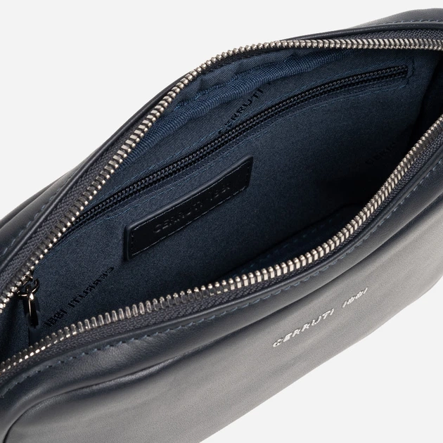 Сумка клатч чоловіча з натуральної шкіри Cerruti 1881 CEMA06489M Темно-синя (8052579235668) - зображення 3