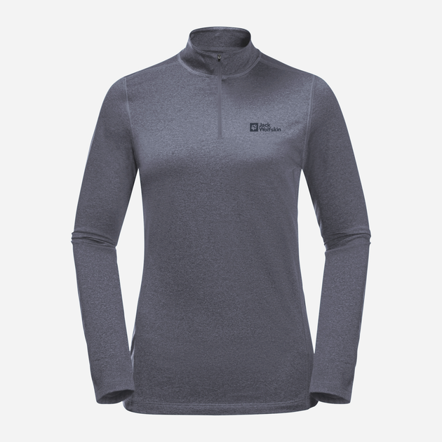 Спортивна жіноча кофта Jack Wolfskin Sky Thermal Hz W 1808951-6179 S Синя (4064993858846) - зображення 4