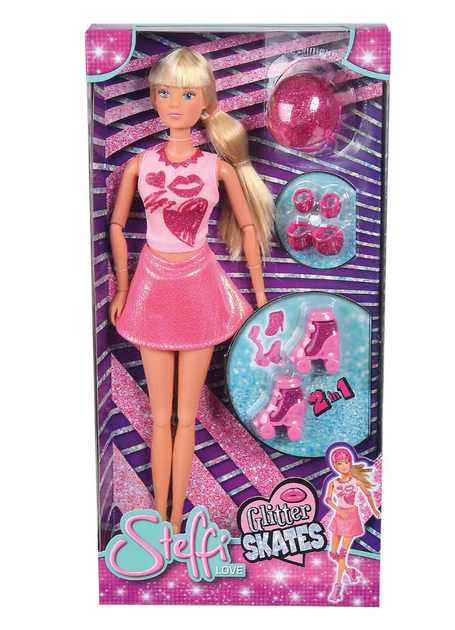 Лялька з аксесуарами Simba Steffi Love Glitter Skates Pop 29 см (4052351025283) - зображення 2