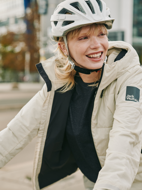 Футболка жіноча Jack Wolfskin Bike Commute T W 1809031-6350 S Чорна (4064993702880) - зображення 3