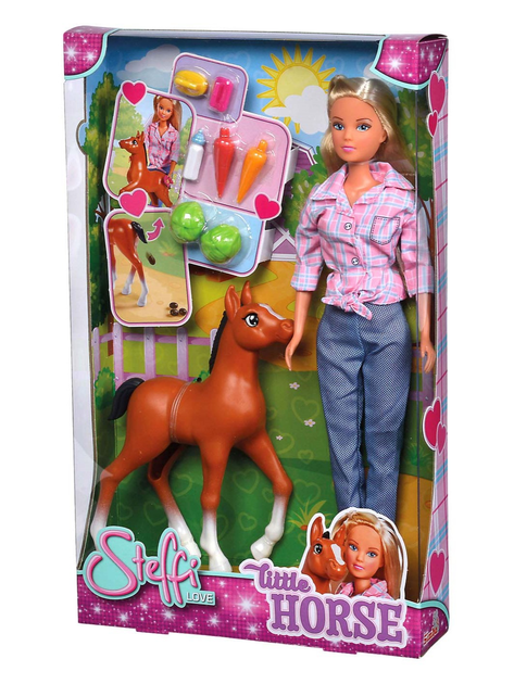 Lalka z akcesoriami Simba Steffi Love Z kucykiem robiącym kupkę 29 cm (4052351030416) - obraz 3
