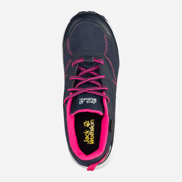 Buty sportowe dziecięce dla dziewczynki lekkie Jack Wolfskin Woodland Texapore Low K 4042162-8333 30 Granatowe (4064993186932) - obraz 5