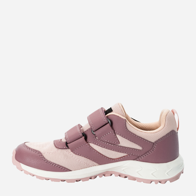 Підліткові трекінгові кросівки для дівчинки Jack Wolfskin Woodland Texapore Low Vc K 4046351-2197 37 Рожеві (4064993714241) - зображення 3