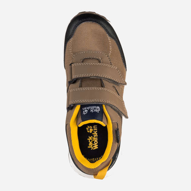 Підліткові трекінгові кросівки для хлопчика Jack Wolfskin Woodland Texapore Low Vc K 4046351-5298 37 Коричневі (4064993478006) - зображення 5