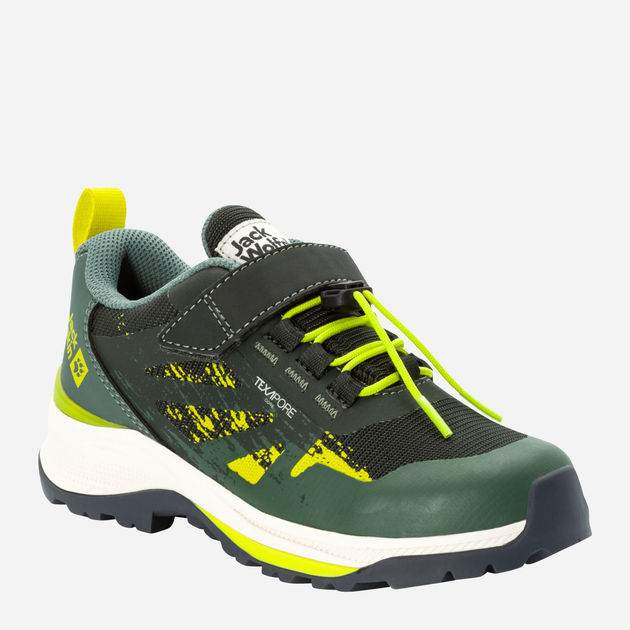 Підліткові кросівки для хлопчика Jack Wolfskin Villi Hiker Texapore Low K 4056831-4136 39 Зелені (4064993728958) - зображення 2