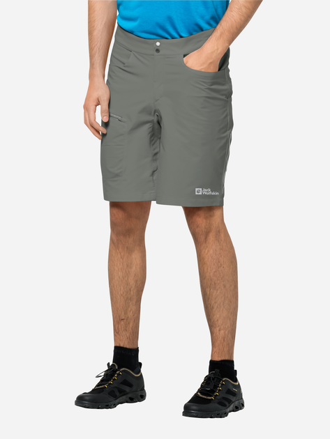 Спортивні шорти чоловічі Jack Wolfskin Tourer Shorts M 1507231-4143 50 Хакі (4064993663570) - зображення 1