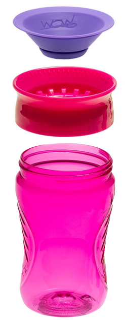 Kubek treningowy Wow Cup Kids Tritan Pink 296 ml (856520002907) - obraz 3