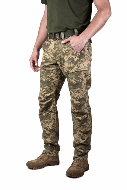Чоловічі штани rip stop pixel, XS, 220 г кв м, 65% бавовна/35% поліестер з еластаном - зображення 1