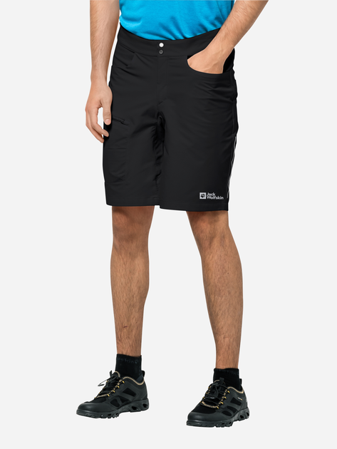 Спортивні шорти чоловічі Jack Wolfskin Tourer Shorts M 1507231-6000 50 Чорні (4064993142709) - зображення 1