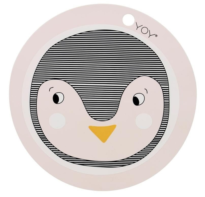 Килимок силіконовий Oyoy Mini Placemat Penguin протиковзкий (5712195003203) - зображення 1