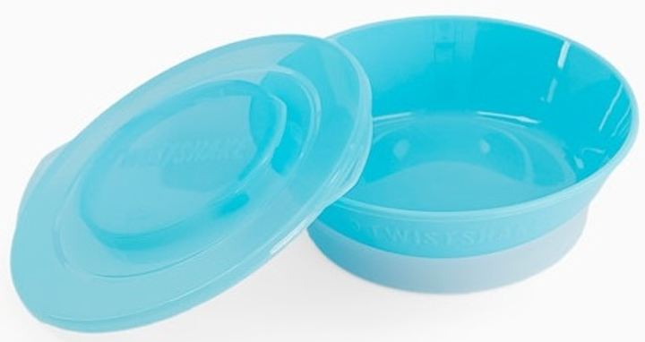 Miseczka z pokrywką Twistshake Bowl 6 m + Pastel Blue (7350083121509) - obraz 2