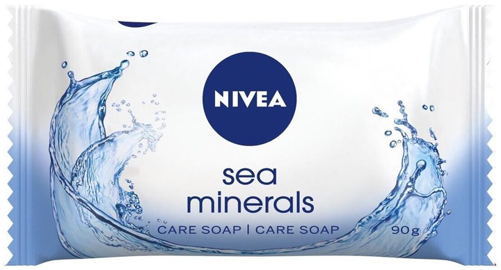 Mydło w kostce Nivea Care Soap Sea Minerals 90 g (4005808176489) - obraz 1
