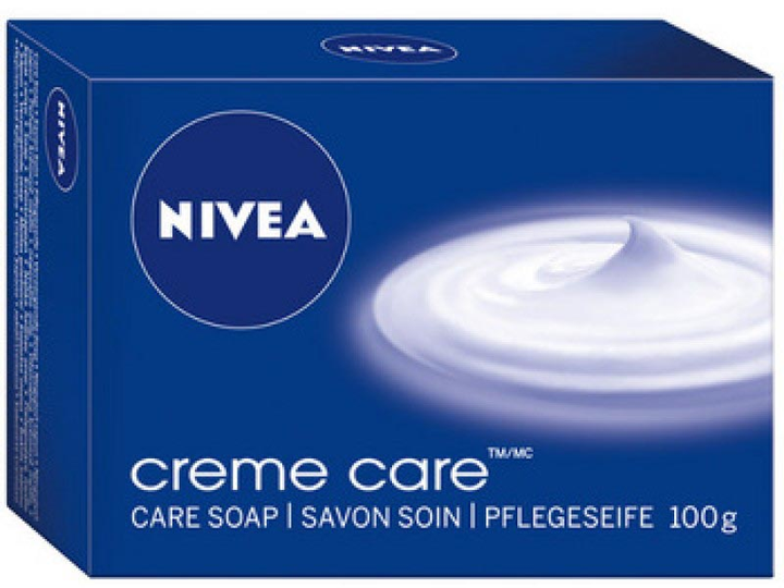 Mydło w kostce Nivea Creme Care Soap pielęgnacyjne 100 g (4005900217936) - obraz 1