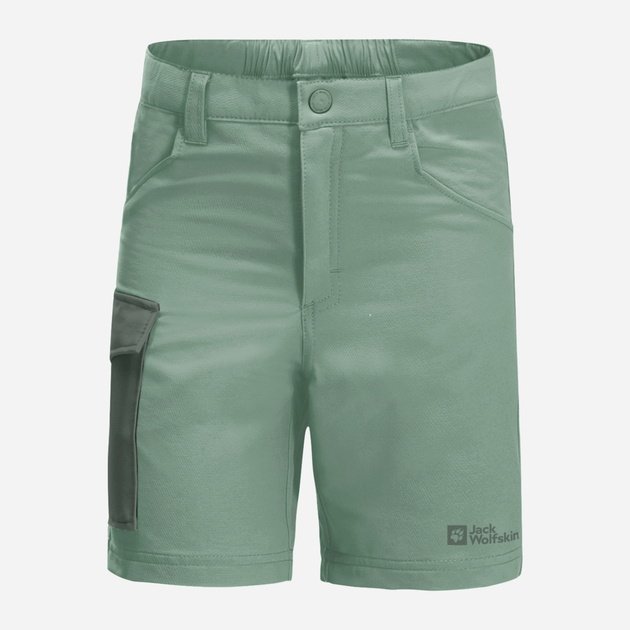 Дитячі шорти для дівчинки Jack Wolfskin Active Shorts K 1609341-4215 116 см Зелені (4064993682526) - зображення 1