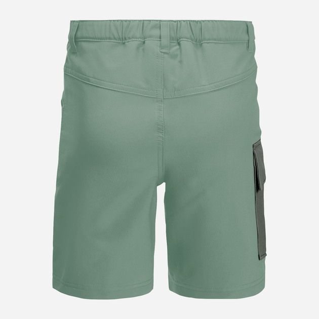 Підліткові шорти для дівчинки Jack Wolfskin Active Shorts K 1609341-4215 140 см Зелені (4064993682540) - зображення 2