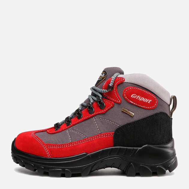 Жіночі черевики для трекінгу з мембраною Grisport 13362SV87G 39 26 см Сірі з червоним (5907483400769) - зображення 4