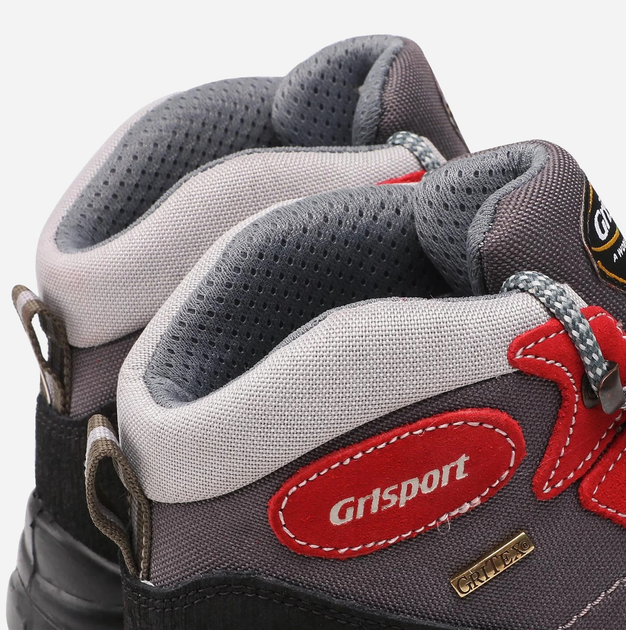 Жіночі черевики для трекінгу з мембраною Grisport 13362SV87G 41 27.3 см Сірі з червоним (5907483400783) - зображення 6