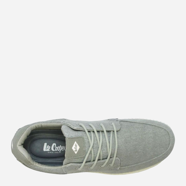 Чоловічі мокасини Lee Cooper LCW-24-01-2407M 44 29.3 см Хакі (5904292168293) - зображення 4