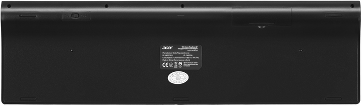 Клавиатура беспроводная Acer OKR020 EN/UKR/RU Wireless Black (ZL.KBDEE.011) - изображение 3