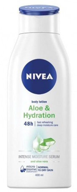 Balsam do ciała NIVEA Body Lotion Aloe & Hydration 5 w 1 400 ml (9005800286761) - obraz 1