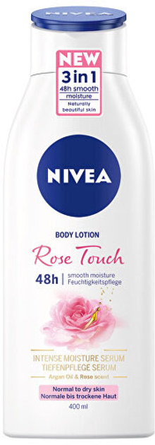 Balsam do ciała NIVEA Body Lotion Rose Touch & Hydration nawilżający 5 w 1 400 ml (9005800346922) - obraz 1