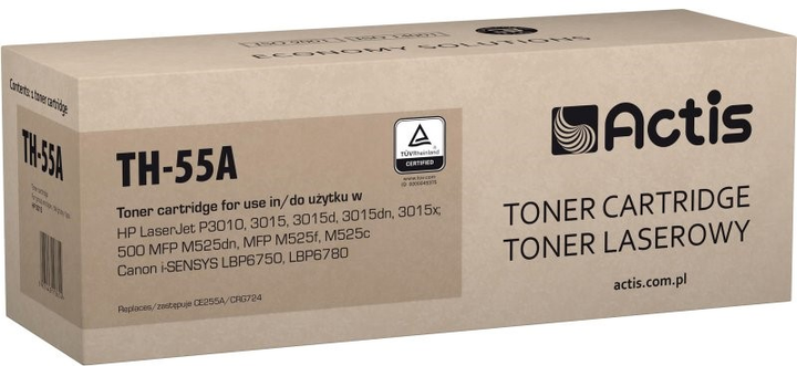 Toner Actis do HP 55A CE255A Black (5901443113614) - obraz 1