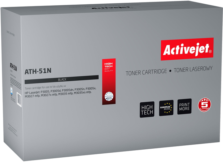 Toner Activejet do HP 51A Q7551A Black (5904356294715) - obraz 1