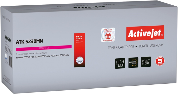 Тонер-картридж Activejet для Kyocera TK-5230M Magenta (5901443115052) - зображення 1