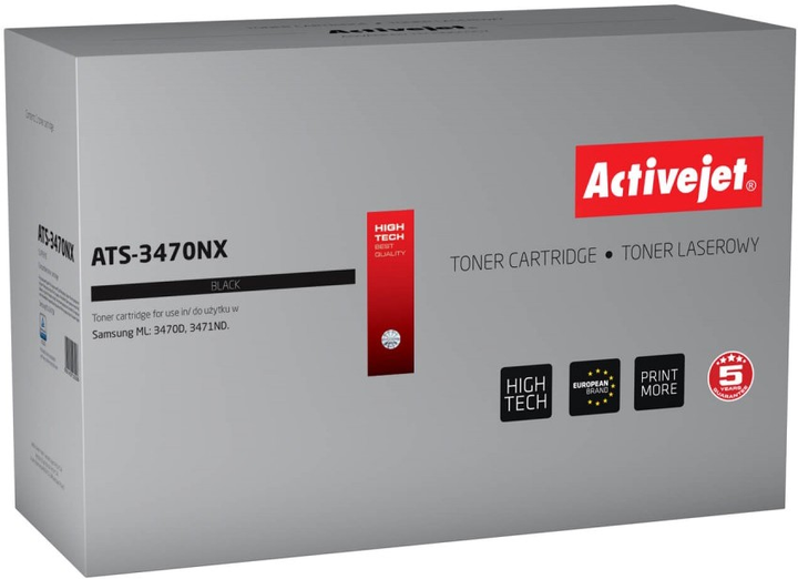 Тонер-картридж Activejet для Samsung ML-D3470B Black (5901452123208) - зображення 1
