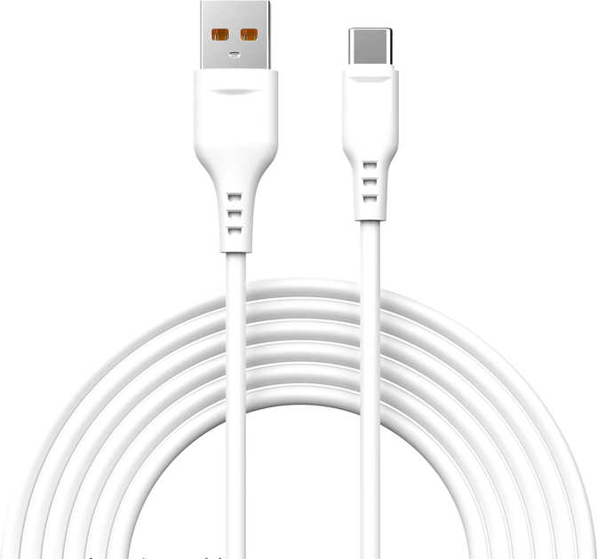 Кабель Denmen D23T Type-C 2.1A White 2 м White (DM-D23T-WH) – фото ...