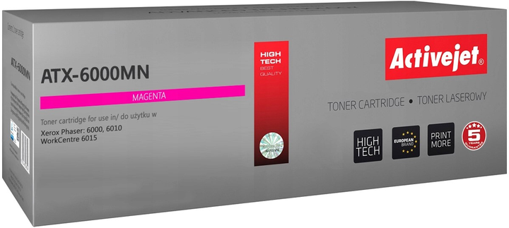 Toner Activejet do Xerox 106R01632 Magenta (5901443094296) - obraz 1