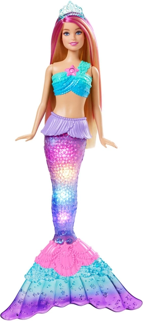Лялька-русалка Barbie Сяючий хвостик Дрімтопія (0194735024353) - зображення 1