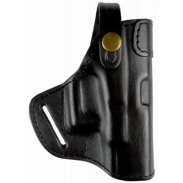 Кобура поясная для Glock 17 кожаная формованная мод. № 2 - изображение 2