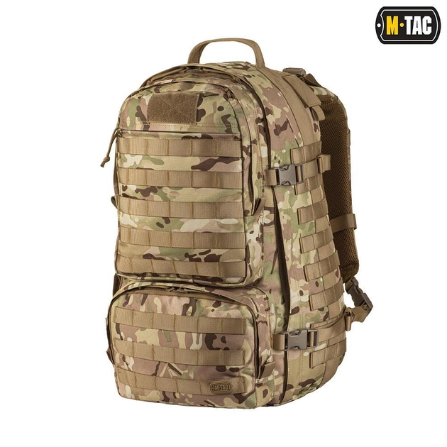 Тактический рюкзак M-Tac на 50 литров с местом для гидратора Trooper Pack Dark MC - изображение 1