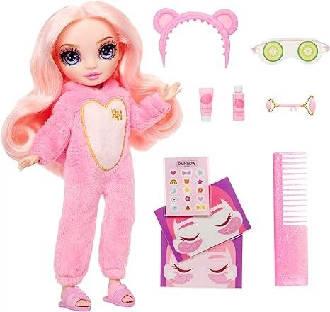 Лялька Rainbow High Jr PJ Party Bella - Рейнбоу Хай Белла з аксесуарами (503675) - Ігровий набір - зображення 4