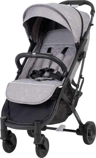 Детская прогулочная коляска FreeON DIAMOND Grey элегантная, компактная ...
