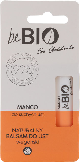 Balsam do ust BeBio Naturalny Mango 5 g (5908233660594) - obraz 1