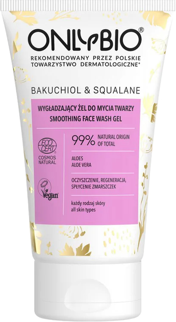 Żel do mycia twarzy OnlyBio Bakuchiol & Squalane Soothing Cleansing Gel 150 ml (5902811789660) - obraz 1