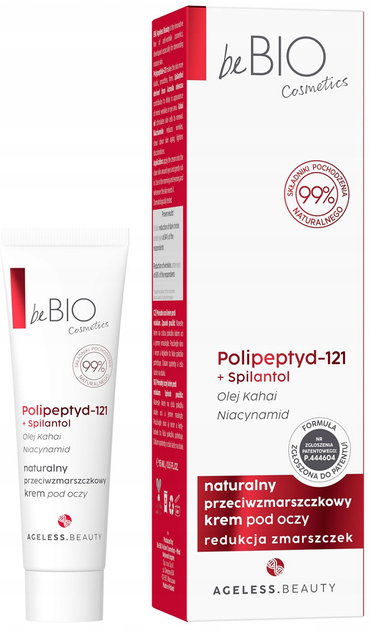 Krem pod oczy BeBIO Ageless Beauty rewitalizujący 15 ml (5908233662741) - obraz 1